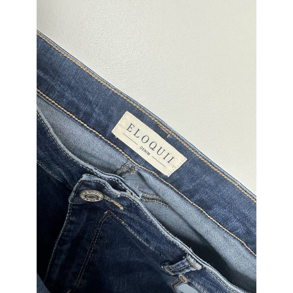 ELOQUII Denim Jeans Womens Size 16 Blue Boot Cut Denim Pockets - Picture 3 of 7